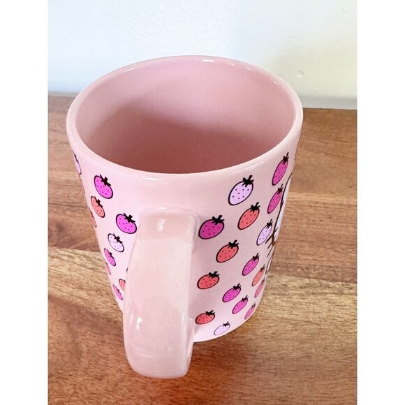 Hello Kitty & Sanrio Strawberry Coffee Mug 14oz - Picture 2 of 3